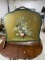 Vintage hand painted low screen