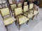 8 Vintage upholstered chairs
