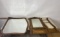 2 antique mirrors from furniture pieces