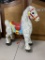 Antique Mobo Metal Riding Horse Toy