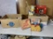 Chef Toy Oven with Box, Golden Books, Bazooka Bubble Gum Box and 5th Ave Candy Box
