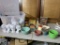 Candy Jar Tins, Candy Box, Enamelware Ladle, Stemware, More