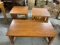 1 coffee table and 2 end tables