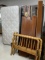 1 single mattress and box spring, 1 full mattress and box spring, bed frames head board and foot boa