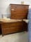 Ethan Allen chest of drawers, dresser, and mirror