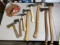 Group Lot of Better Axes, Hatchets, Pick etc