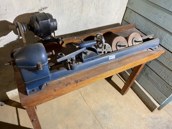 Vintage Small Sized Shop Lathe
