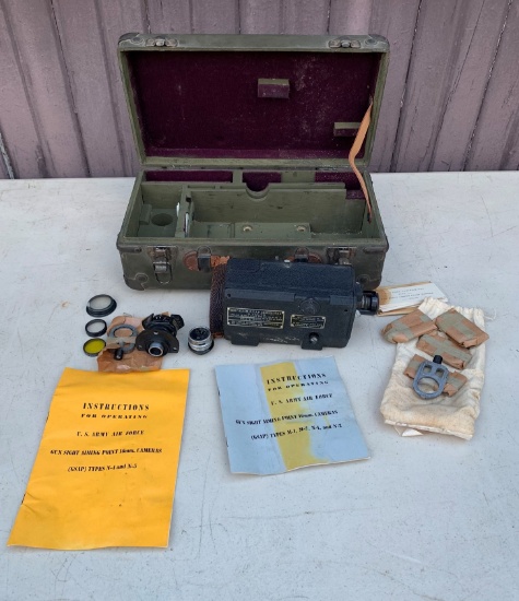 Army Air Force Gun Sight Aiming point 16mm camera