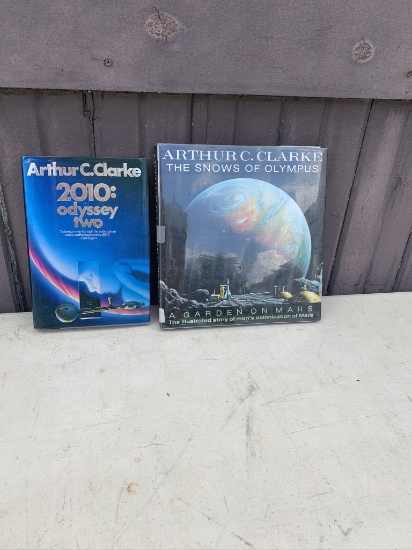 2 vintage books by Arthur C. Clarke
