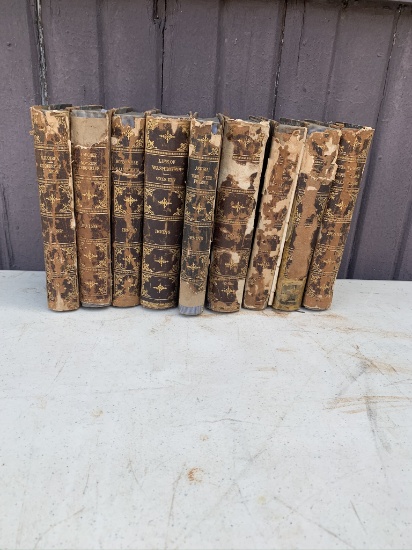 Set of 9 Washington Irving books