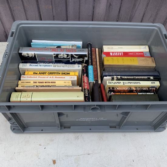 Group of Vintage Books including Custer, Thurber, Cinema etc