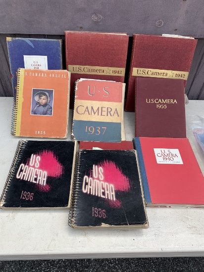 Group lot of US Camera Bound Magazine Books