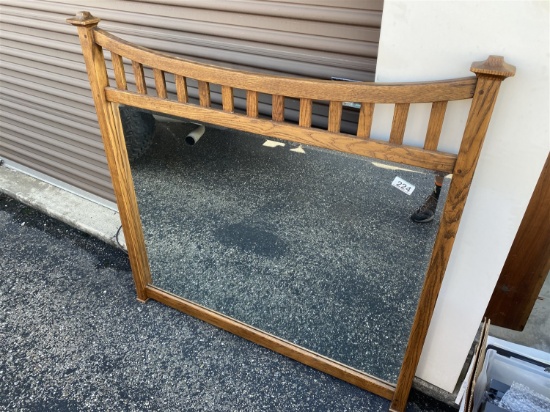 Large Mission Style Wall Mirror