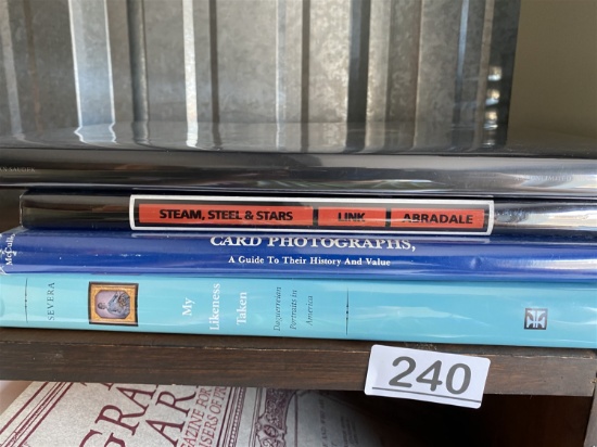 Group lot of books on photography