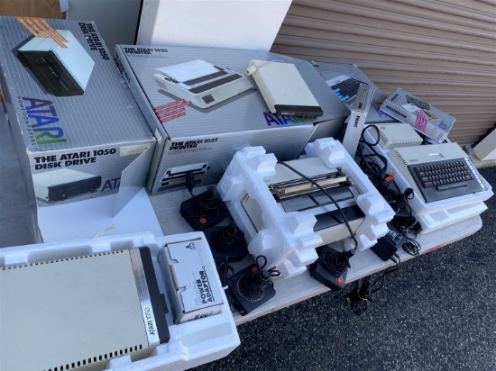 Very large lot of Vintage Atari Computer Items