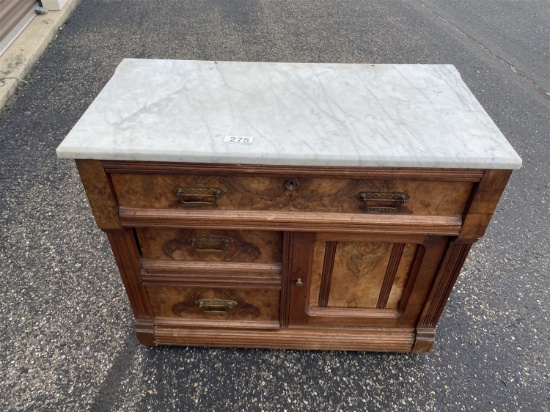 Nice antique Victorian Cabinet with marble top