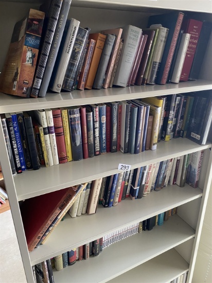 Large lot of assorted mostly hardcover books, fiction etc