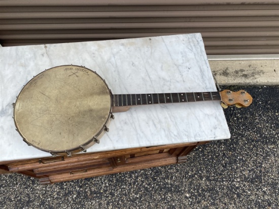Antique Small Sized Stella Four String Banjo