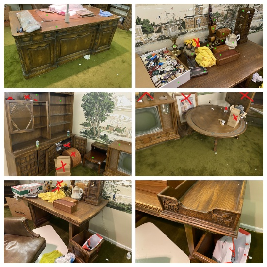 Mid Century Office COntents - Romweber furniture pieces