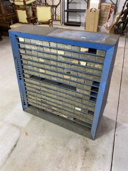 Vintage Westinghouse TV repair components sorter cabinet