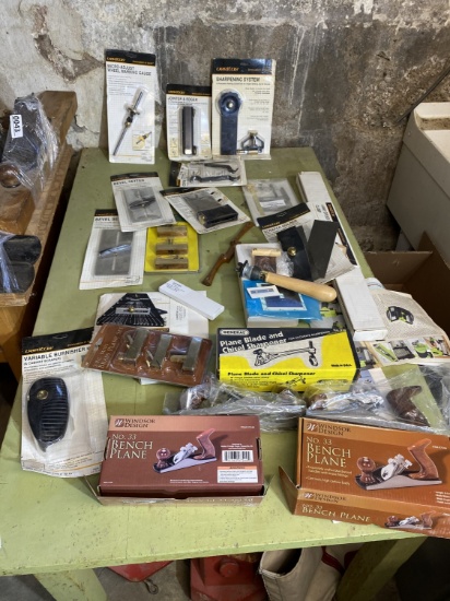 Table lot of high end tools and accessories - Veritas, Windsor
