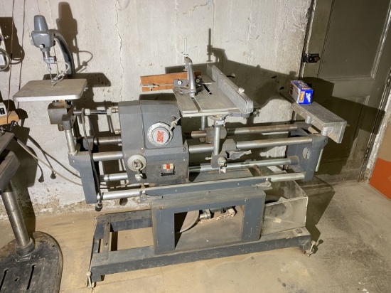 Vintage Shopsmith Mark VII with attachments and accessories