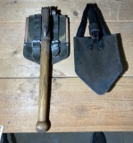 Pair of Vintage Military Trench Shovels