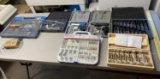Group lot of assorted tools, drill bits, cutters, rotary tools etc