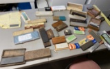 Large lot of assorted sharpening stones