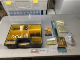 Group of assorted router bits, rotary tool bits and more