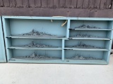 RARE WWII U.S Navy Teacher Models German Navy Ships in case
