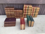 Group lot of antique books