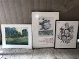 Two posters and a painting - Nadar, film directors