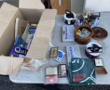 Group of Schleich Toys, cards, gambling items and more