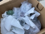 Large lot of assorted new and old glass, ceramics, kitchen wares