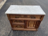 Nice antique Victorian Cabinet with marble top