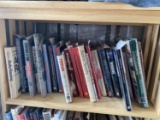 Shelf lot of book on auto racing - Ferrari, Formula One etc