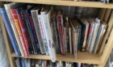 Shelf lot of racing and auto books - Mercedes, Ferrari, Grand Prix etc