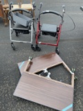 2 Walker Chairs Plus ends from a hospital bed