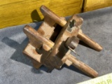 Antique Baldwin N. York Wooden Plow Plane Tool