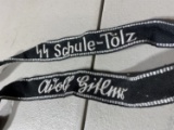 Pair of Nazi German Cuff Titles