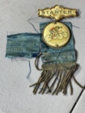 Unusual antique bicycle racing medal - 1896, Pennsylvania