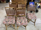 Lot of 5 unusual Made in Belgium vintage chairs