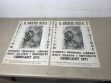 Pair of 1971 Art Exhibition Posters from Ethiopia - G Kristos Desta