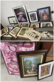 Large group lot of art - prints and originals