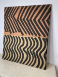 1961 Mid Century 4' x 5' Fabric Art piece  Marimekko Finland