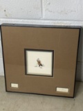 Finely mounted antique lithograph signed by the artist