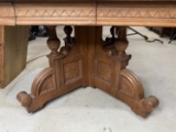 Heavy and large antique Eastlake table