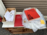 2 Stamp albums, stamps, hobby sleeves