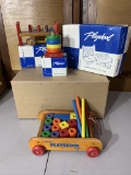 Set of Play School Wooden Toys